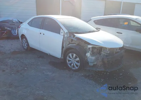 2016 Toyota Corolla Le z USA, uszkodzony, nr VIN 5YFBURHE2GP411191